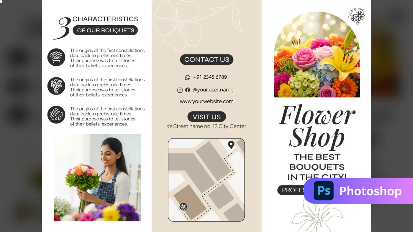 Elegant Florist Shop Social Media Template