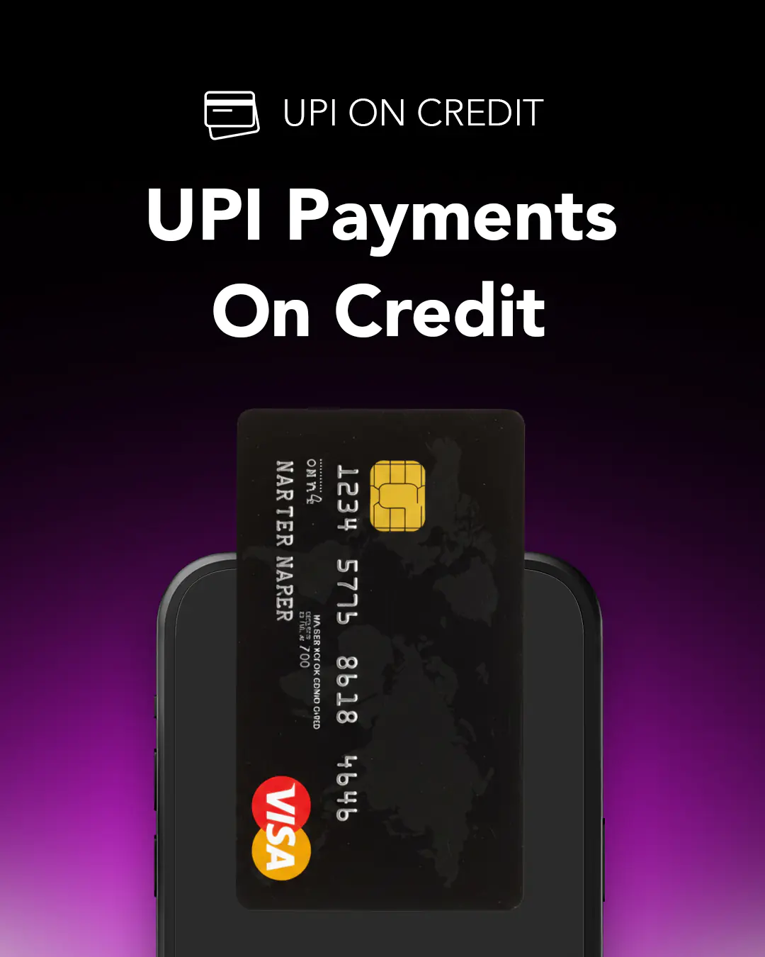 UPI Credit Card Payment Template