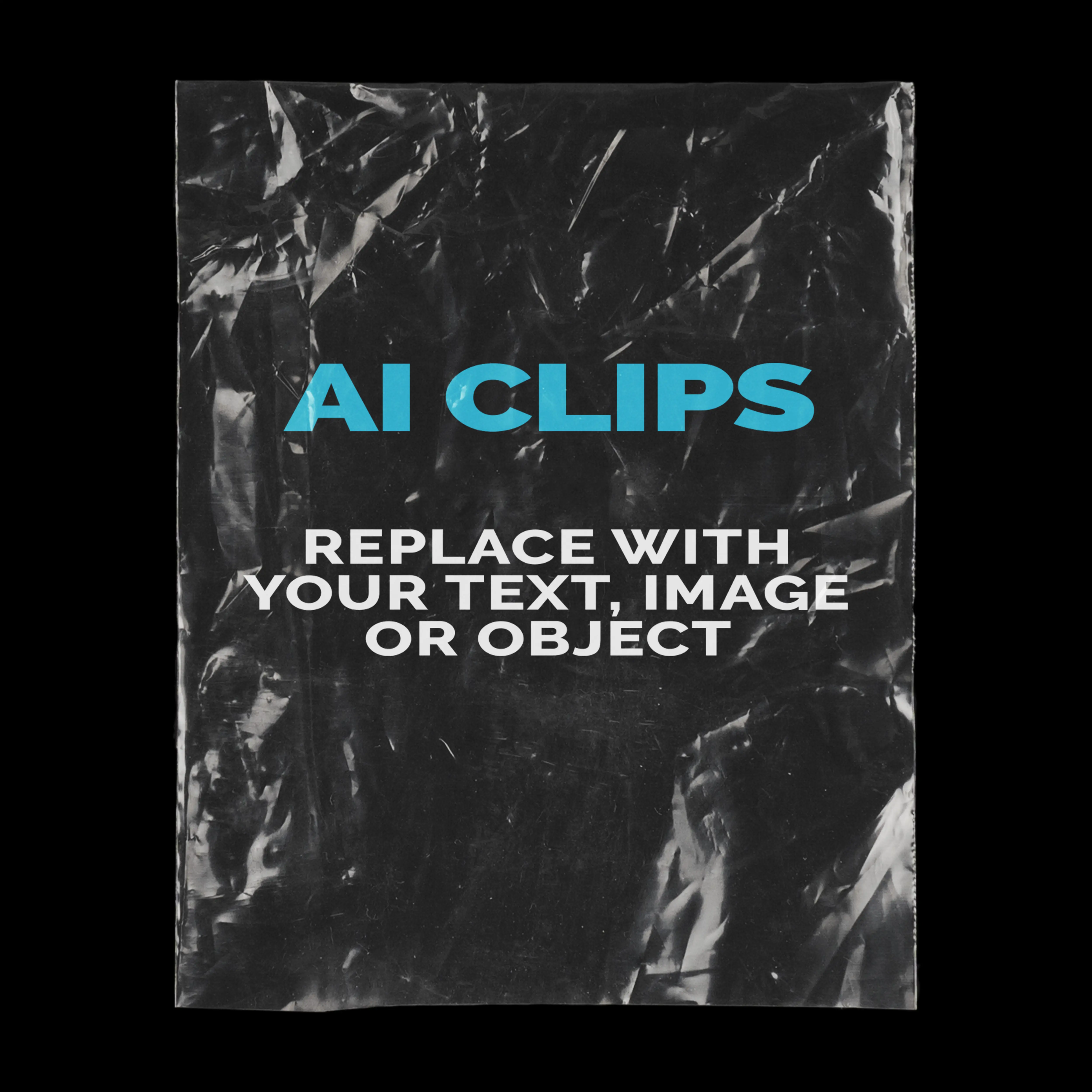 Plastic Texture Poster Mockup