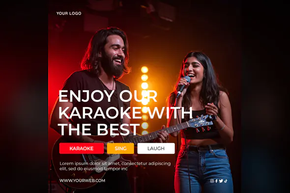 Dynamic Karaoke Night Promo Template