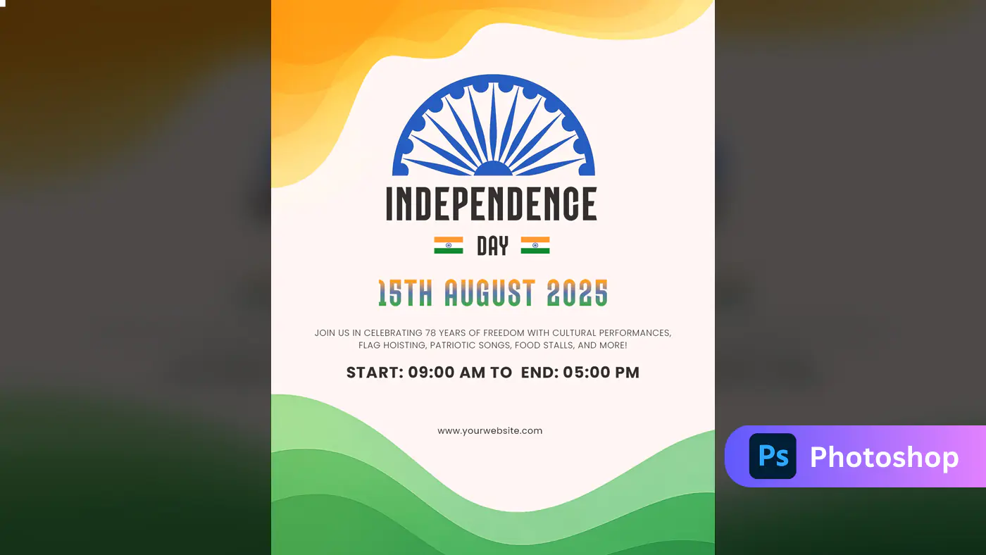 India Independence Day 2025 Poster