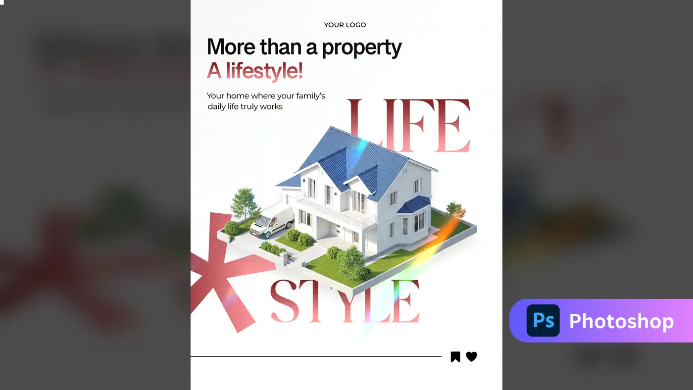 Dream Home Real Estate Ad Template