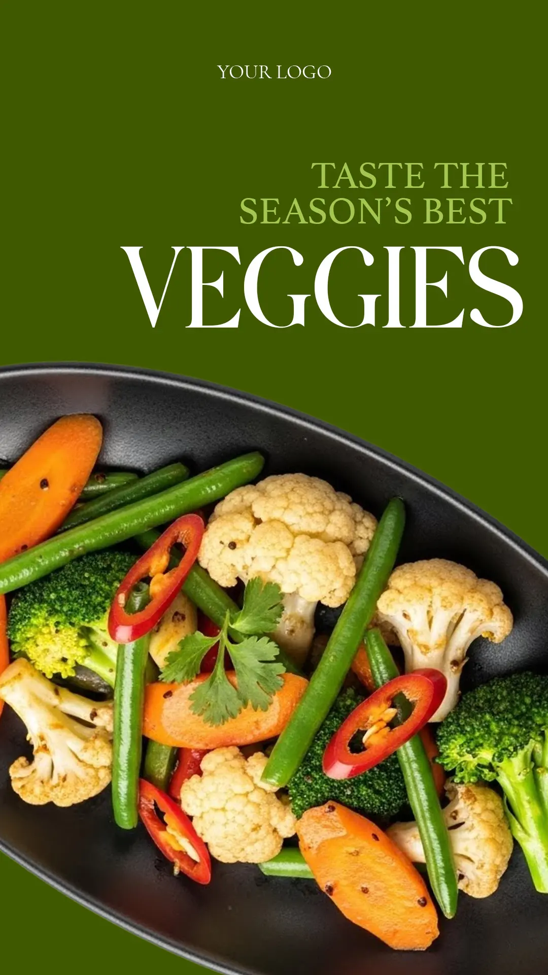 Seasonal Vegetable Promotion Story Template