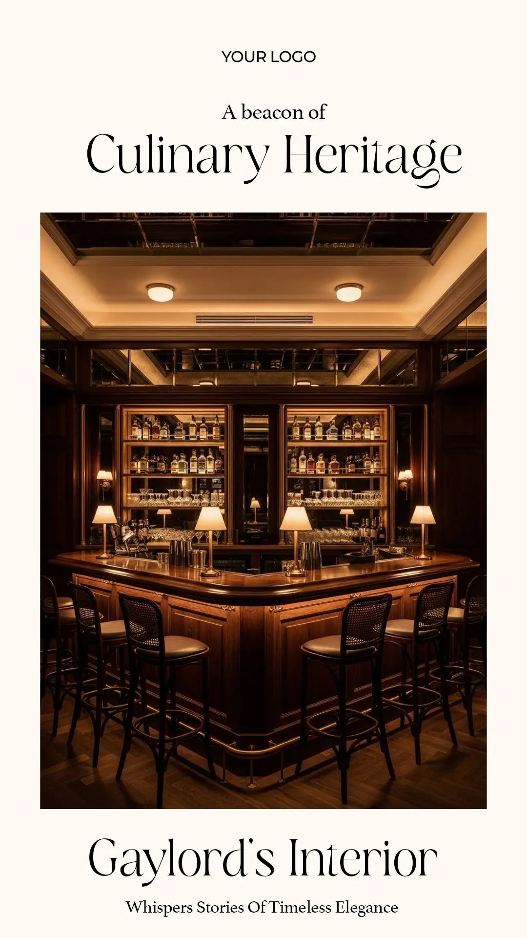 Timeless Bar & Lounge Promo Template