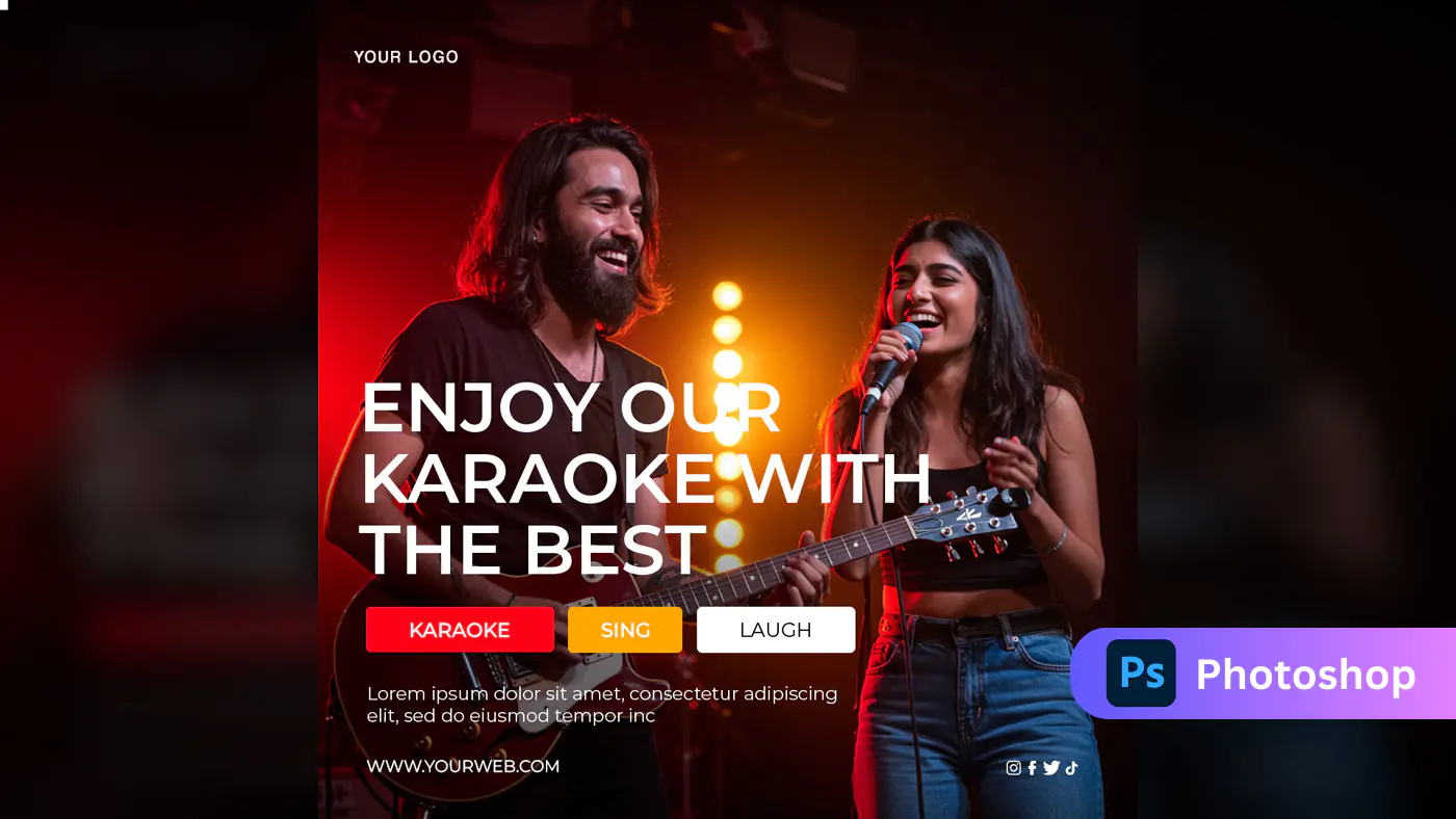 Dynamic Karaoke Night Promo Template