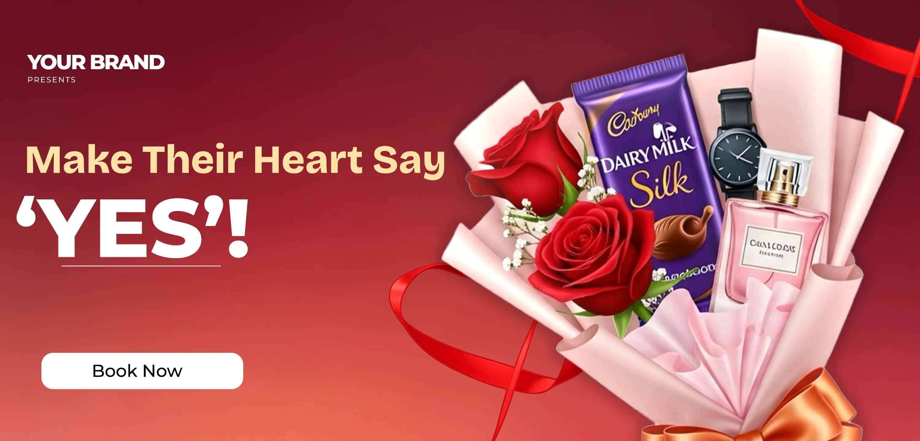 Romantic Gift Bundle Promotion Banner Template