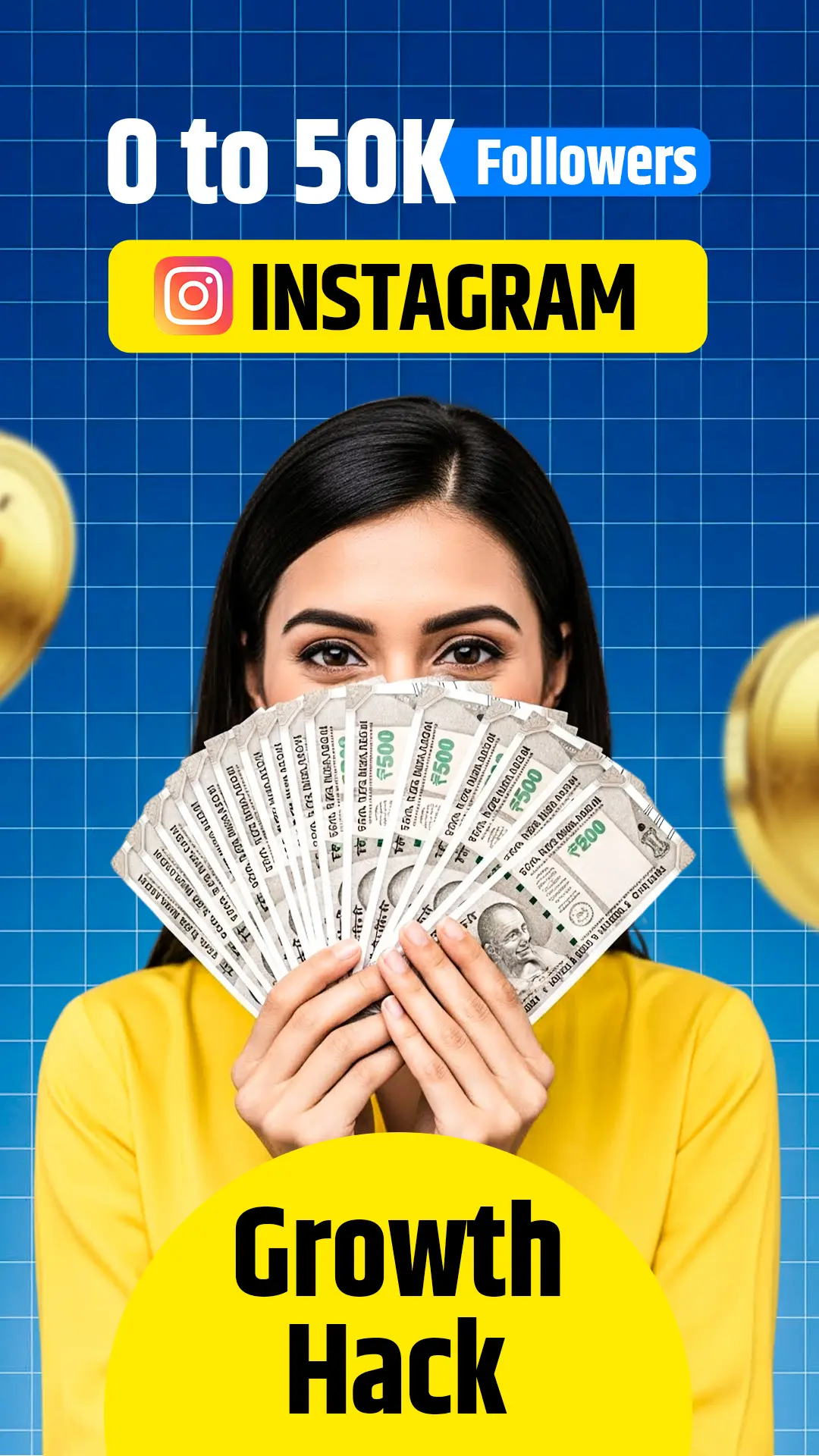 Social Media Growth Hack Story Template