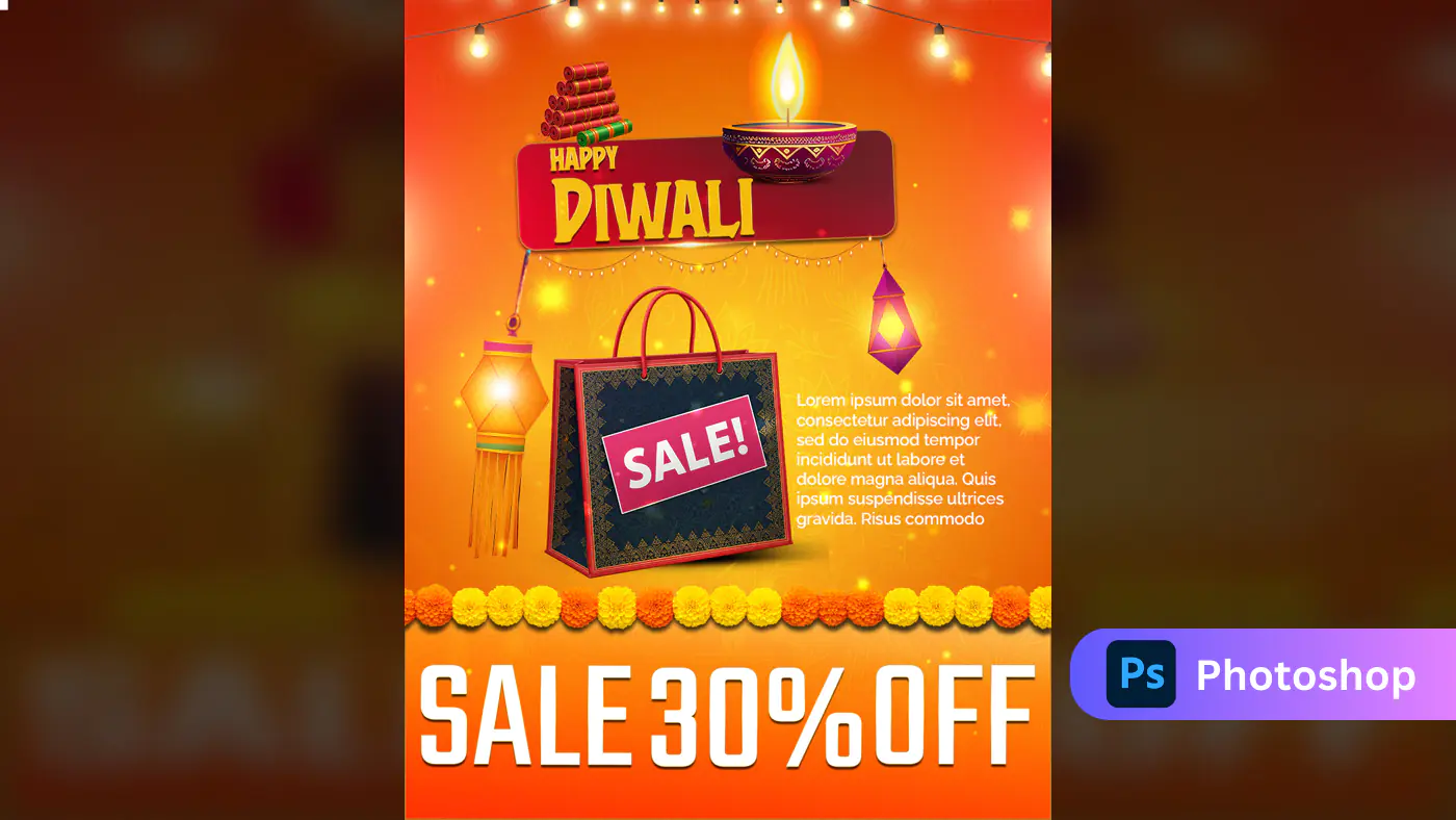 Diwali Sale Promotion Template