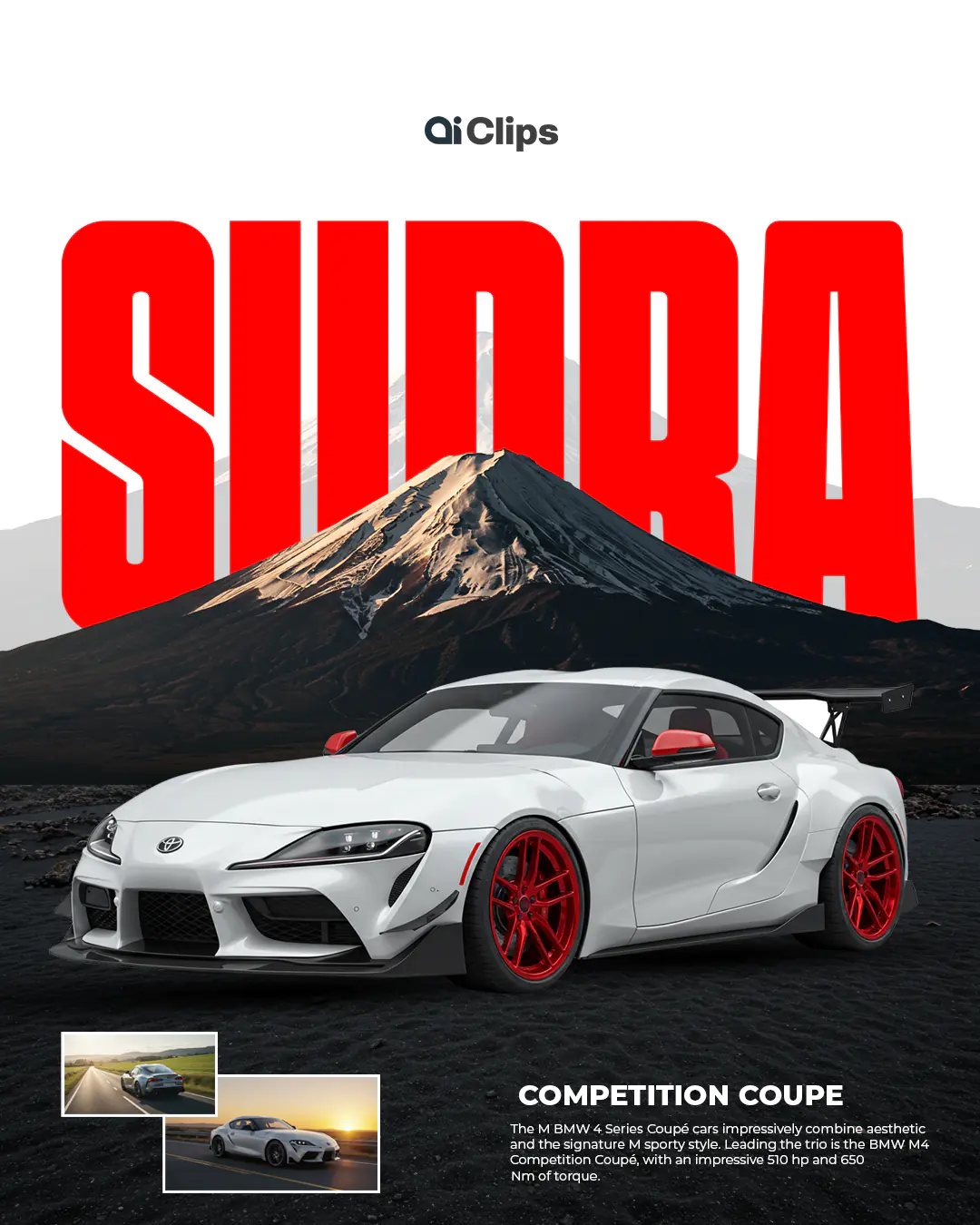 Toyota Supra Promotional Template