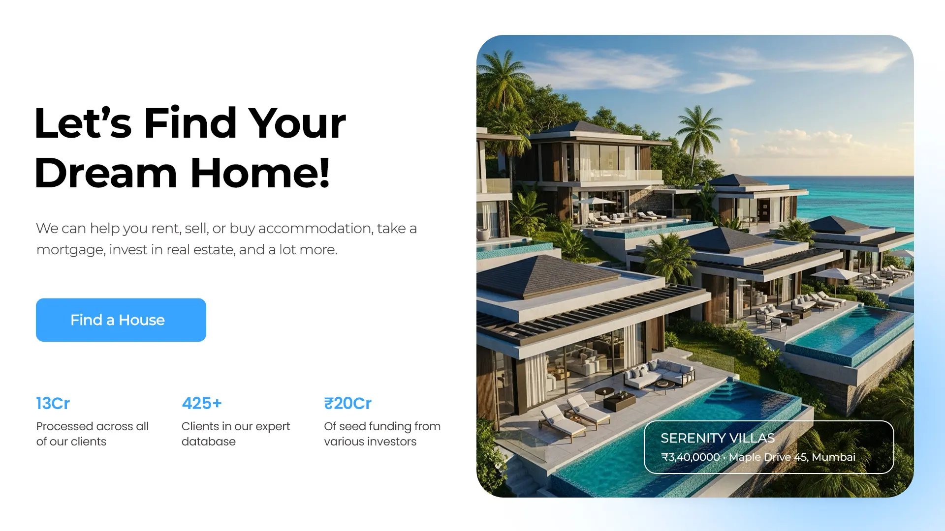 Luxury Seaside Villa Promo Template