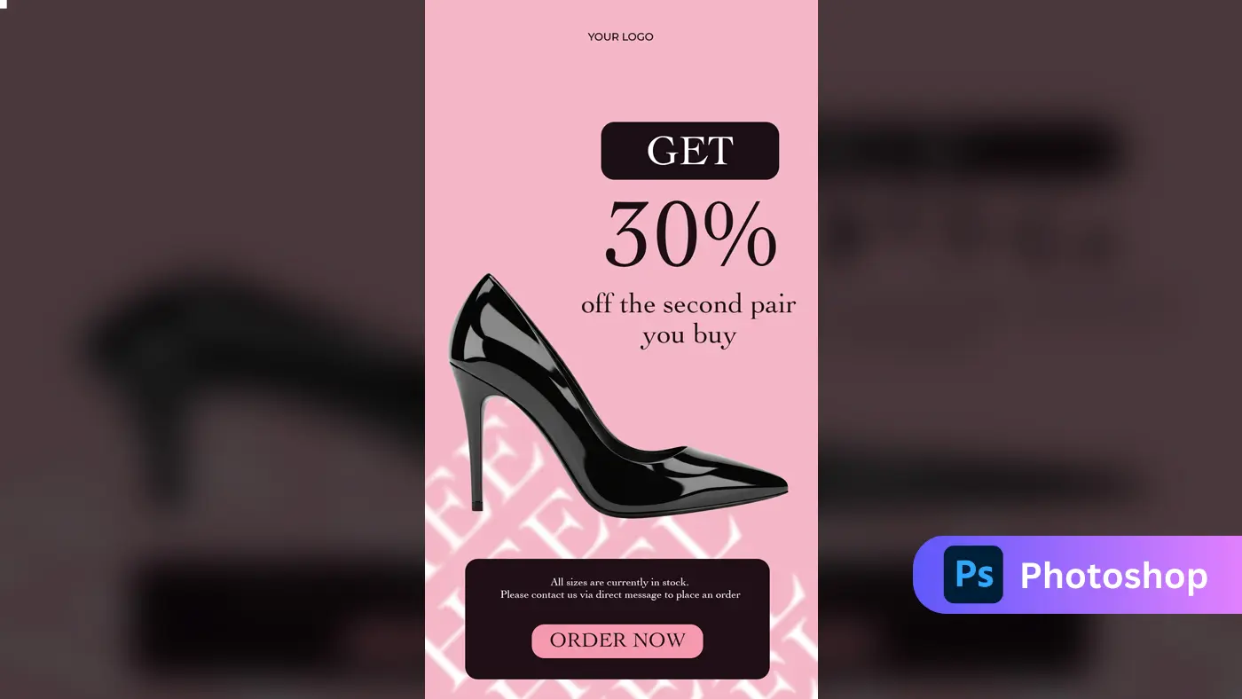 Chic Footwear Sale Story Template