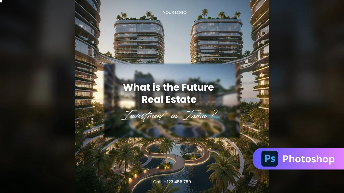 Futuristic Eco-Luxury Apartment Complex Template