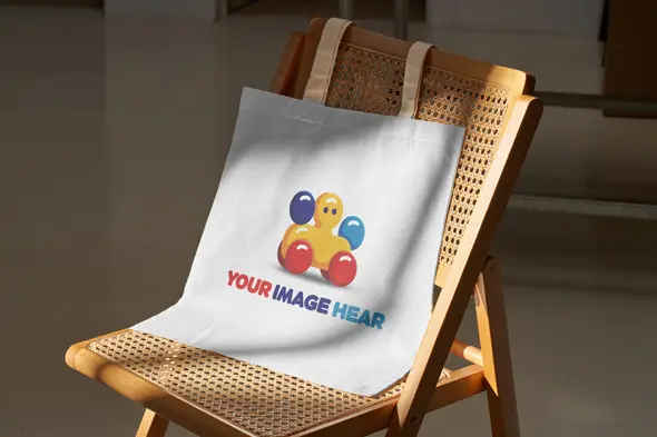 Fabric Tote Bag Mockup