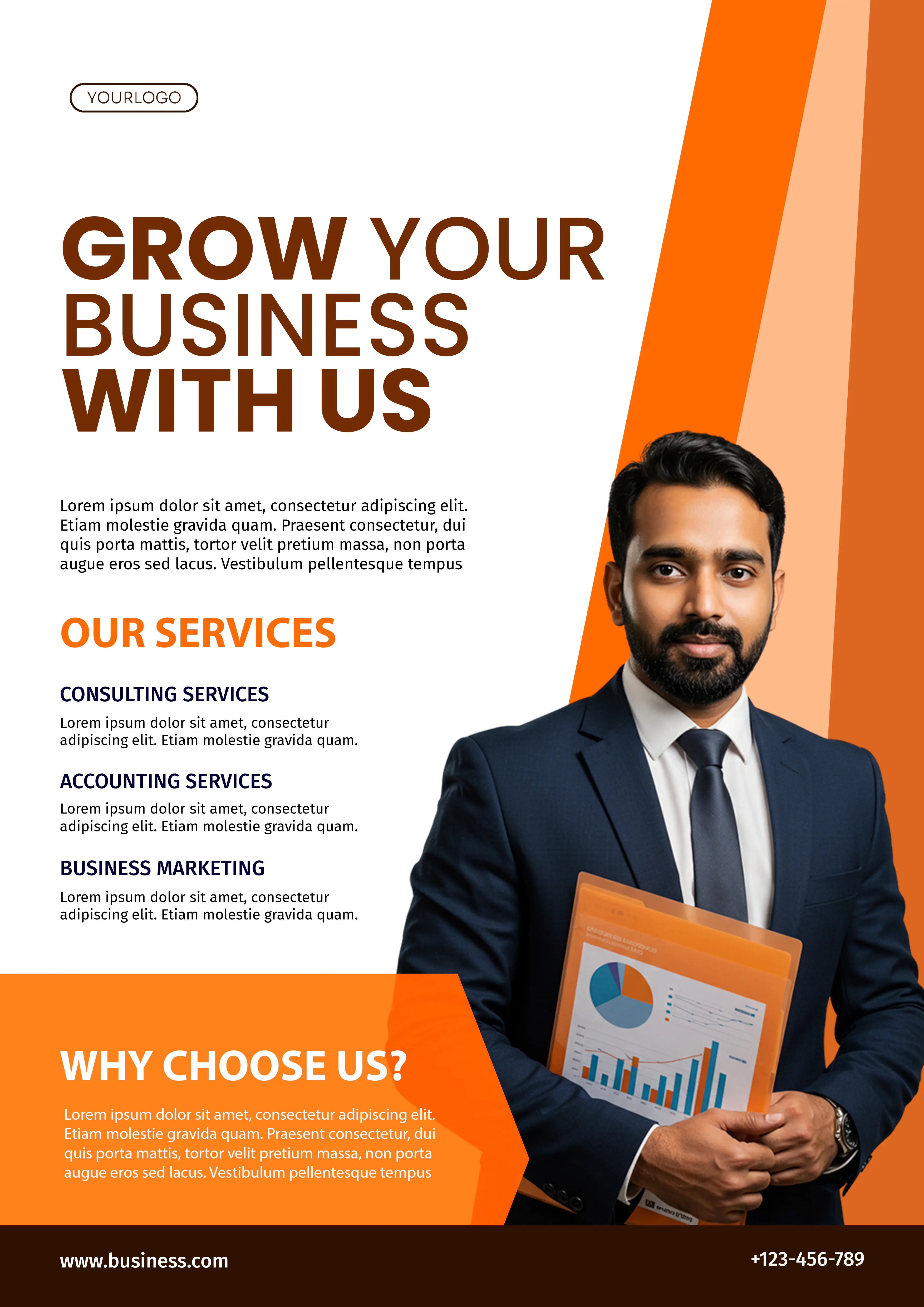 Business Growth Services Flyer Template