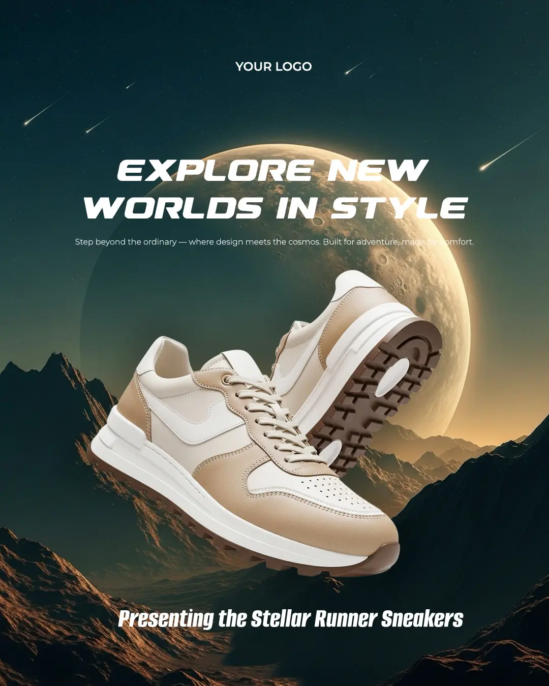 Cosmic Sneaker Promotion Template