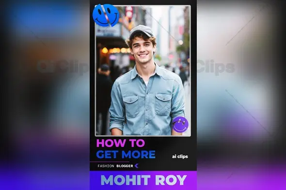 Fashion Blogger Instagram Reels Template
