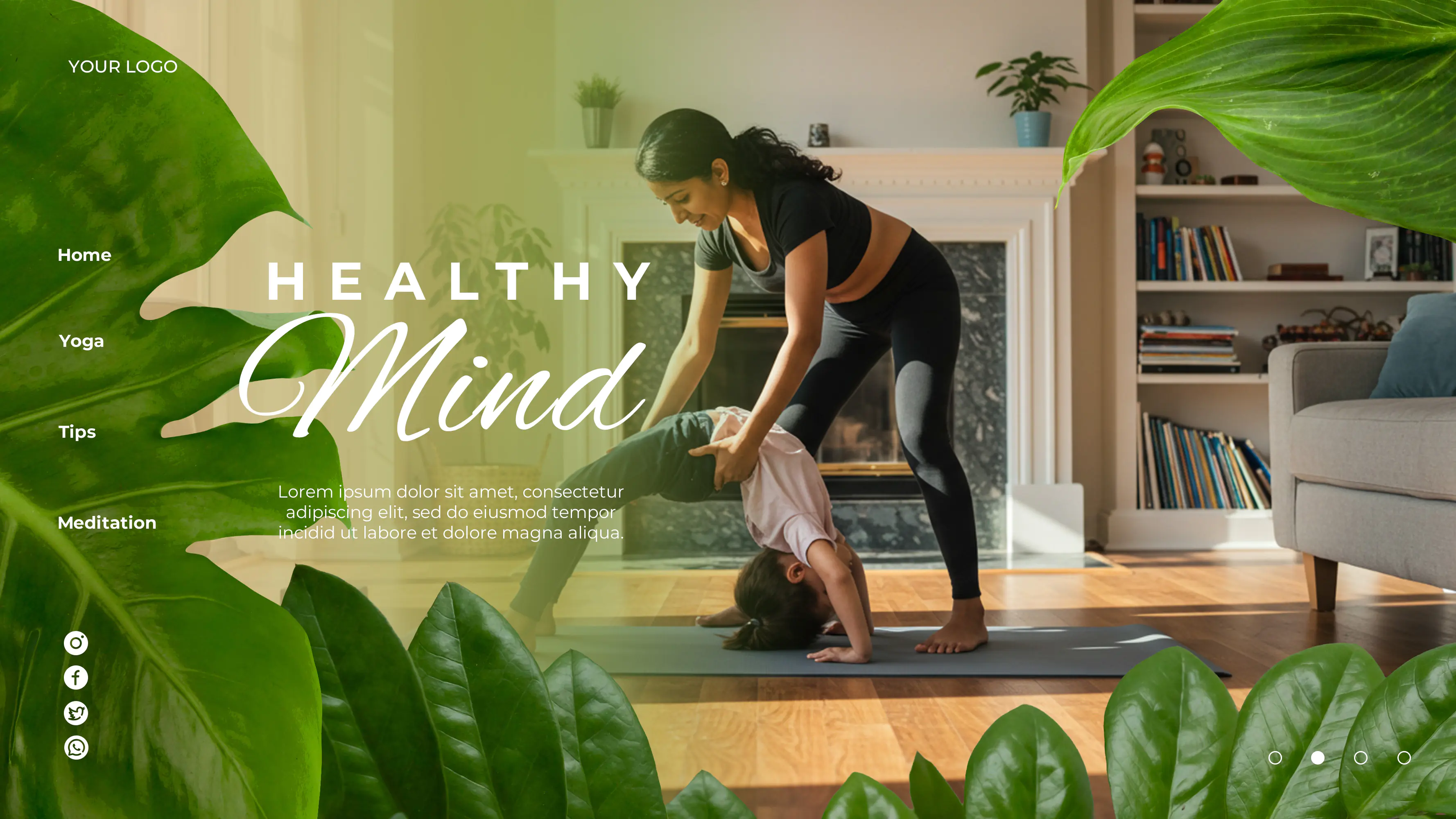 Yoga Wellness Website Template