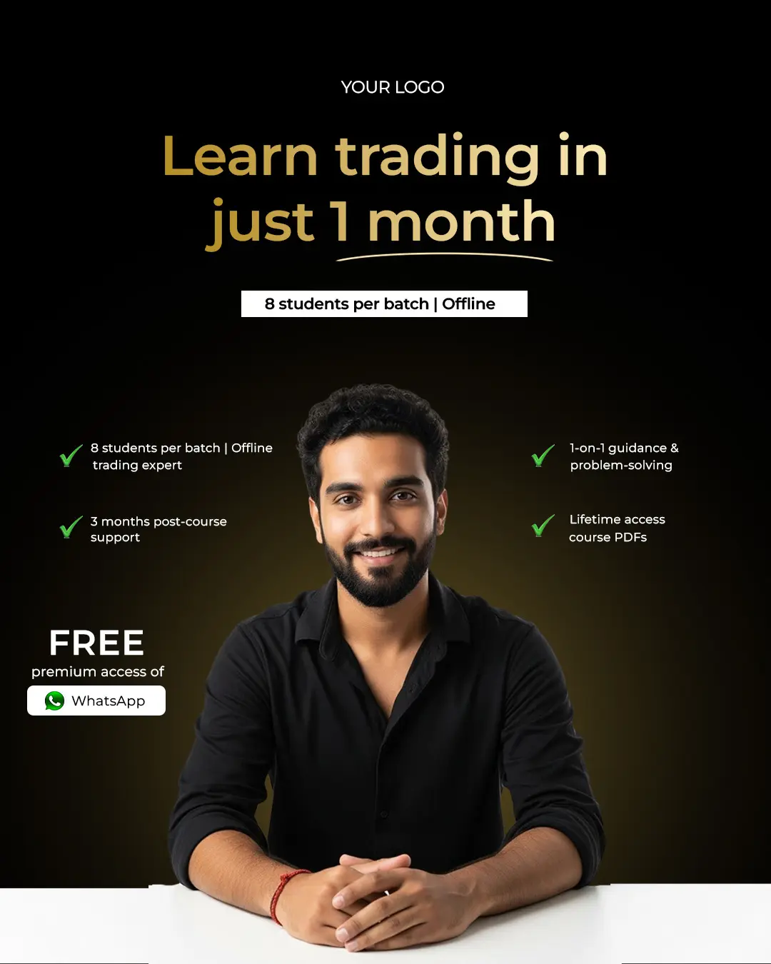 Stock Market Training Promo Template