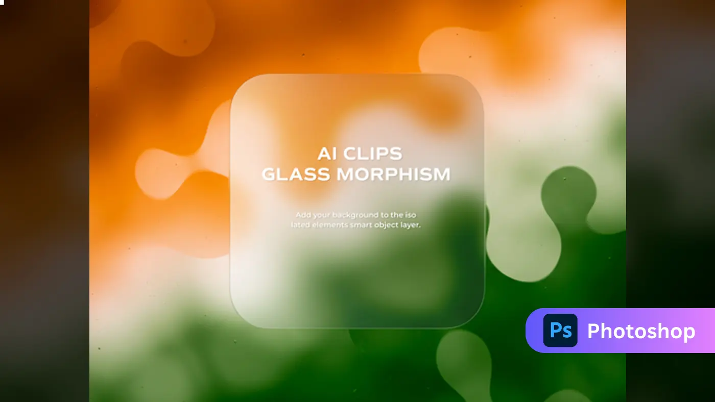 Tricolor Glass Morphism UI Design