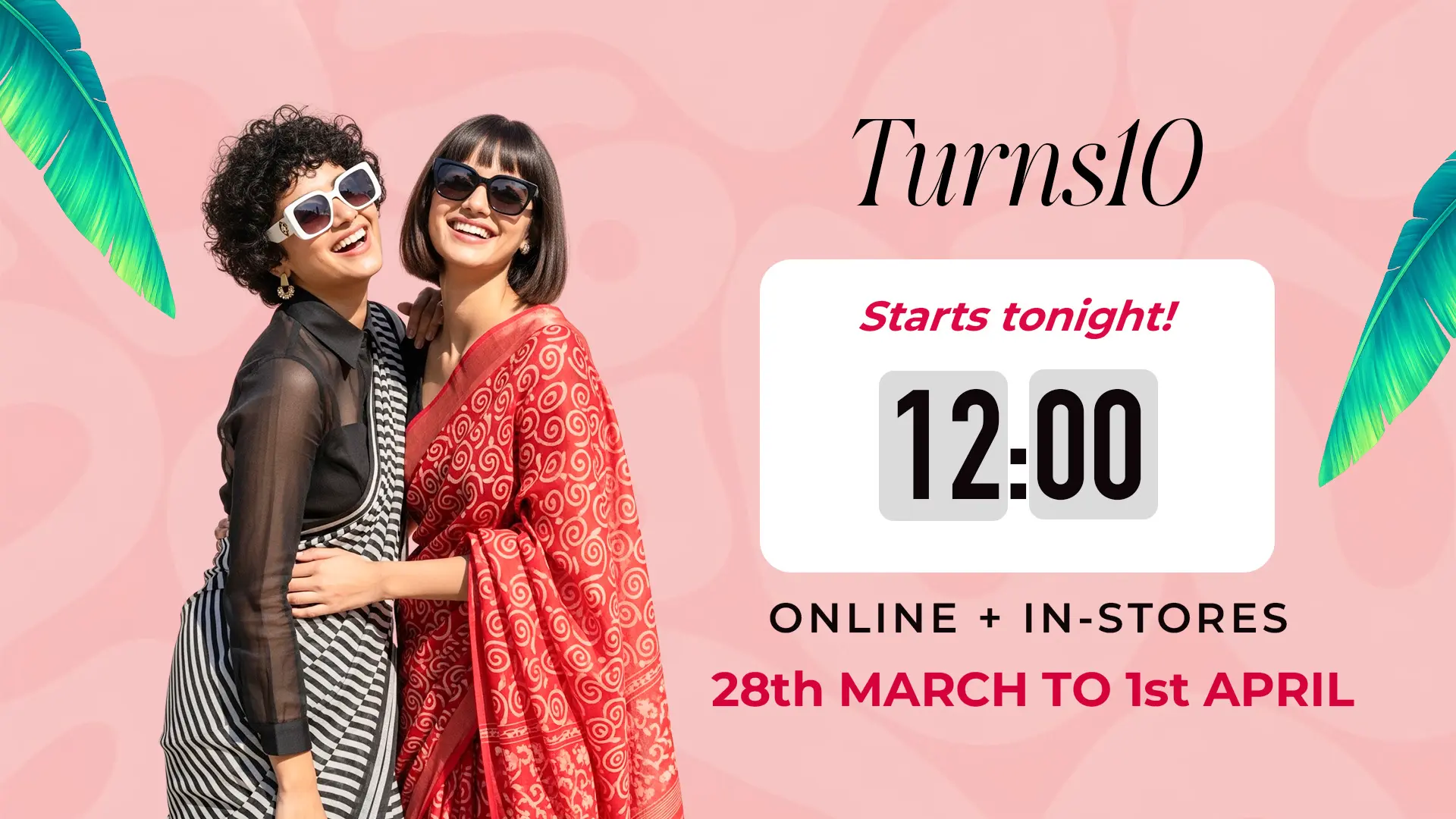 Fashion Anniversary Sale Ad Post