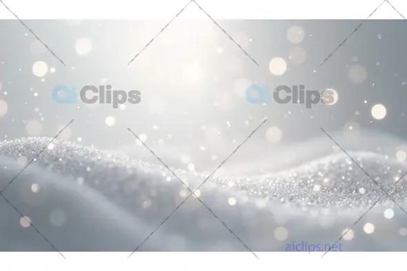 Soft Sparkling Snow Bokeh Background
