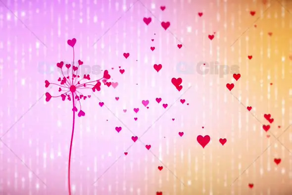Floating Hearts in Bloom - Romantic Valentine's Day Motion Graphic