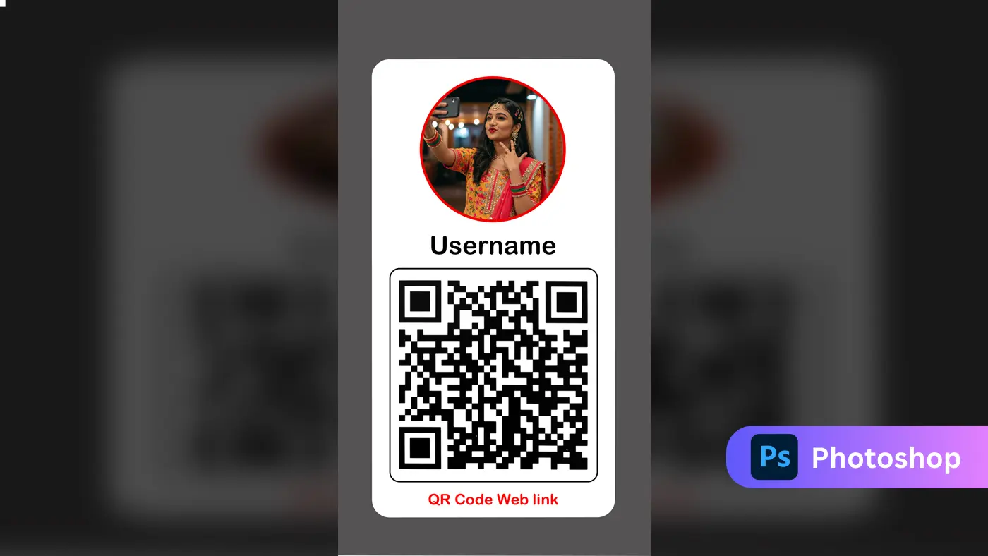 Editable Template for Branding QR Code