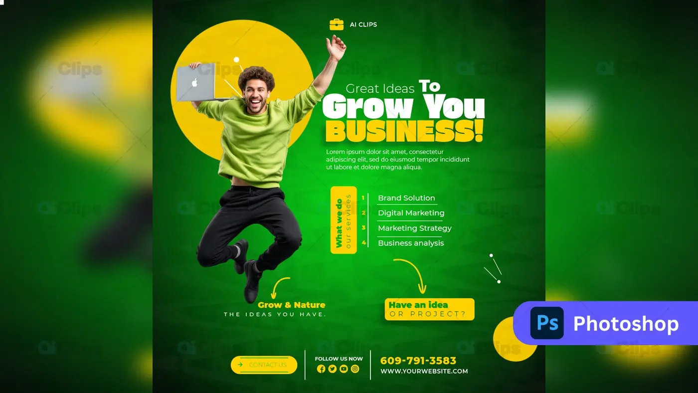 Business Growth Marketing Flyer