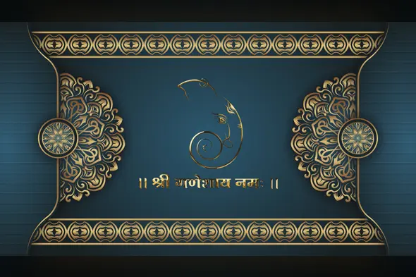 Elegant Ganesh Mandala Title Design with Edius 8 Pro
