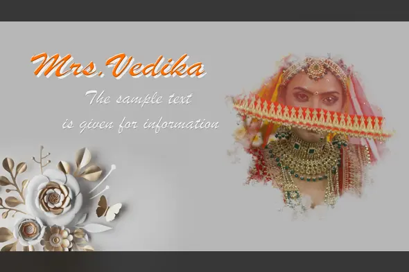 Paper Flowers Wedding Template with Edius 8 Pro