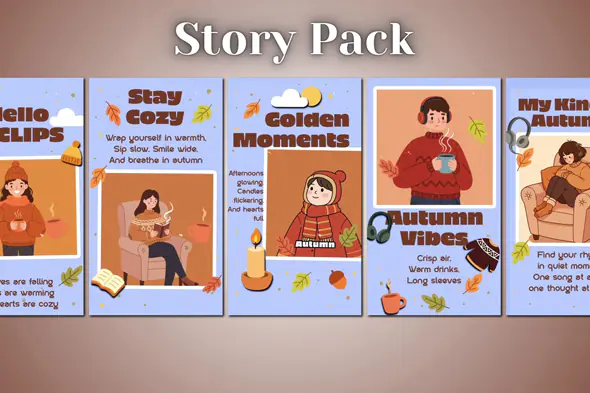 Cozy Autumn Social Media Story Pack