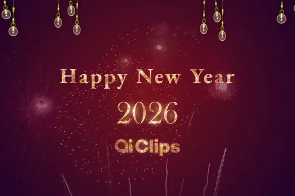 Sparkling New Year 2026 Intro Template