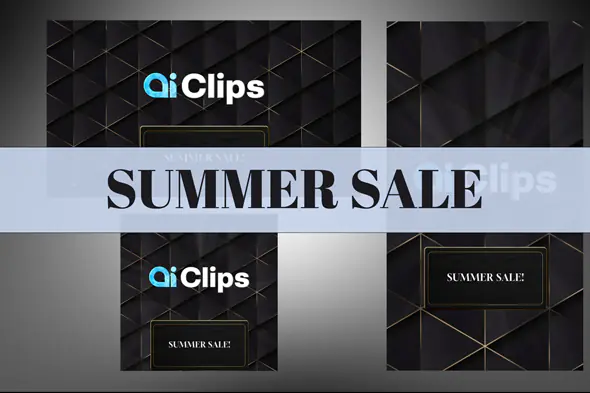 Luxe Summer Sale Video Template