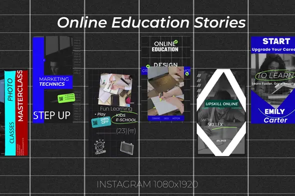 Digital Education Instagram Story Pack