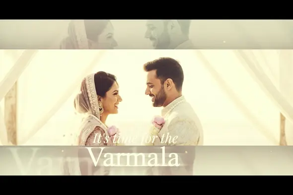 Cinematic Varmala Ceremony Opener