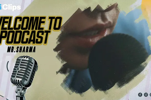 Dynamic Podcast Intro Animation Template
