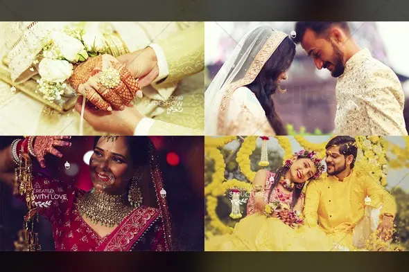 Elegant Indian Wedding Slideshow Template with Transitions