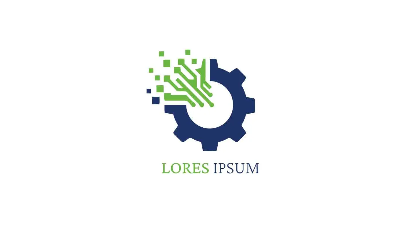 Technology Circuit Gear Integration Logo Design
