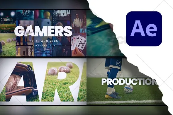 Sports & Gaming Event Promo Template for After Effects