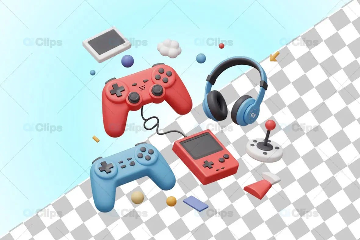 3D Gaming Accessories Set