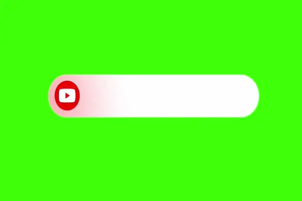 Animated YouTube Subscribe lower third Button with Gradient Background