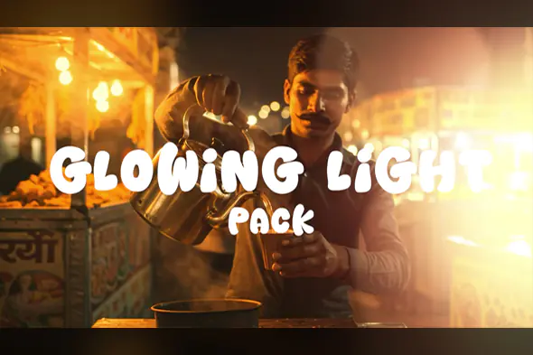 Glowing Light Overlay Pack for After Effects – Indian Street Ambience Visual Effects
