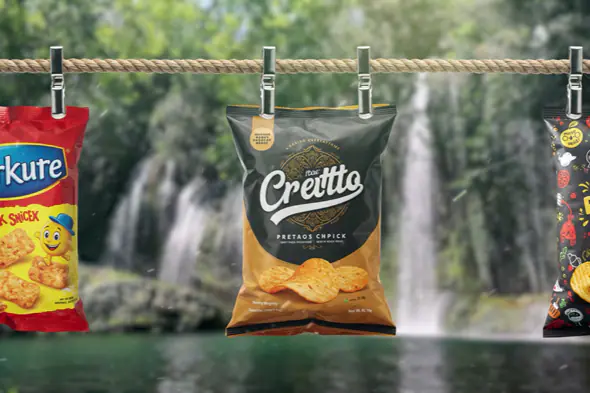 Snack Packaging Showcase Template