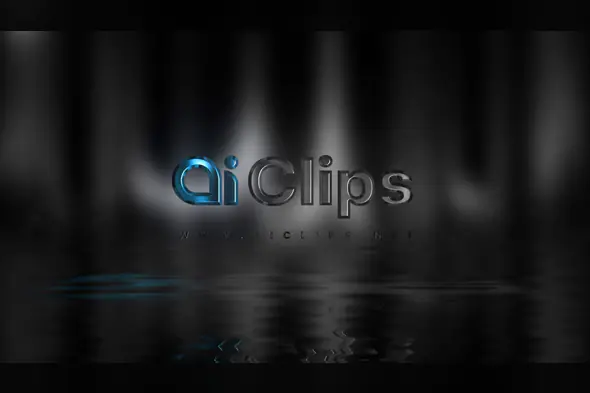 Metallic Water Reflection Logo Reveal Template for After Effects – Luxury Brand Intro