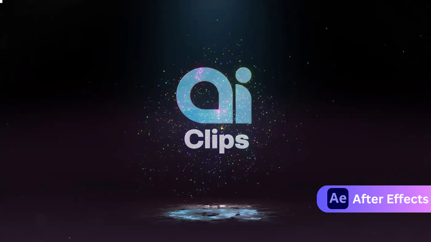 lightning Particle Logo Reveal Template for After Effects – Sparkling ...