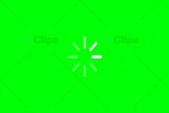 Loading Animation with Green Screen Background