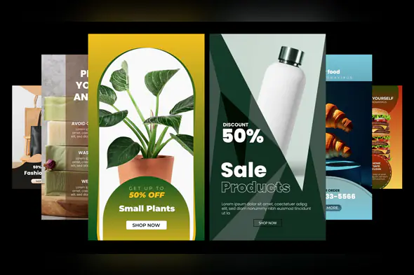 Minimal Product Sale & Advertisement Promo Template for After Effects