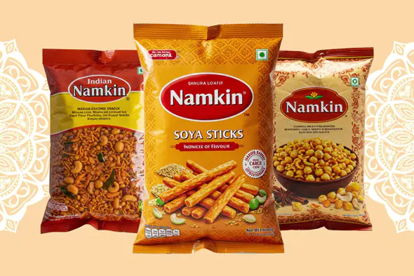 Indian Snack Packaging Showcase