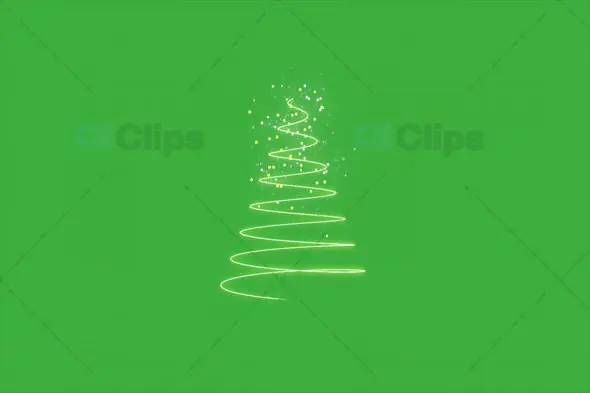 Christmas Sparkle Animation on Green Screen