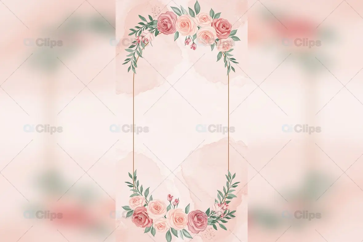 Elegant Pink Floral Background